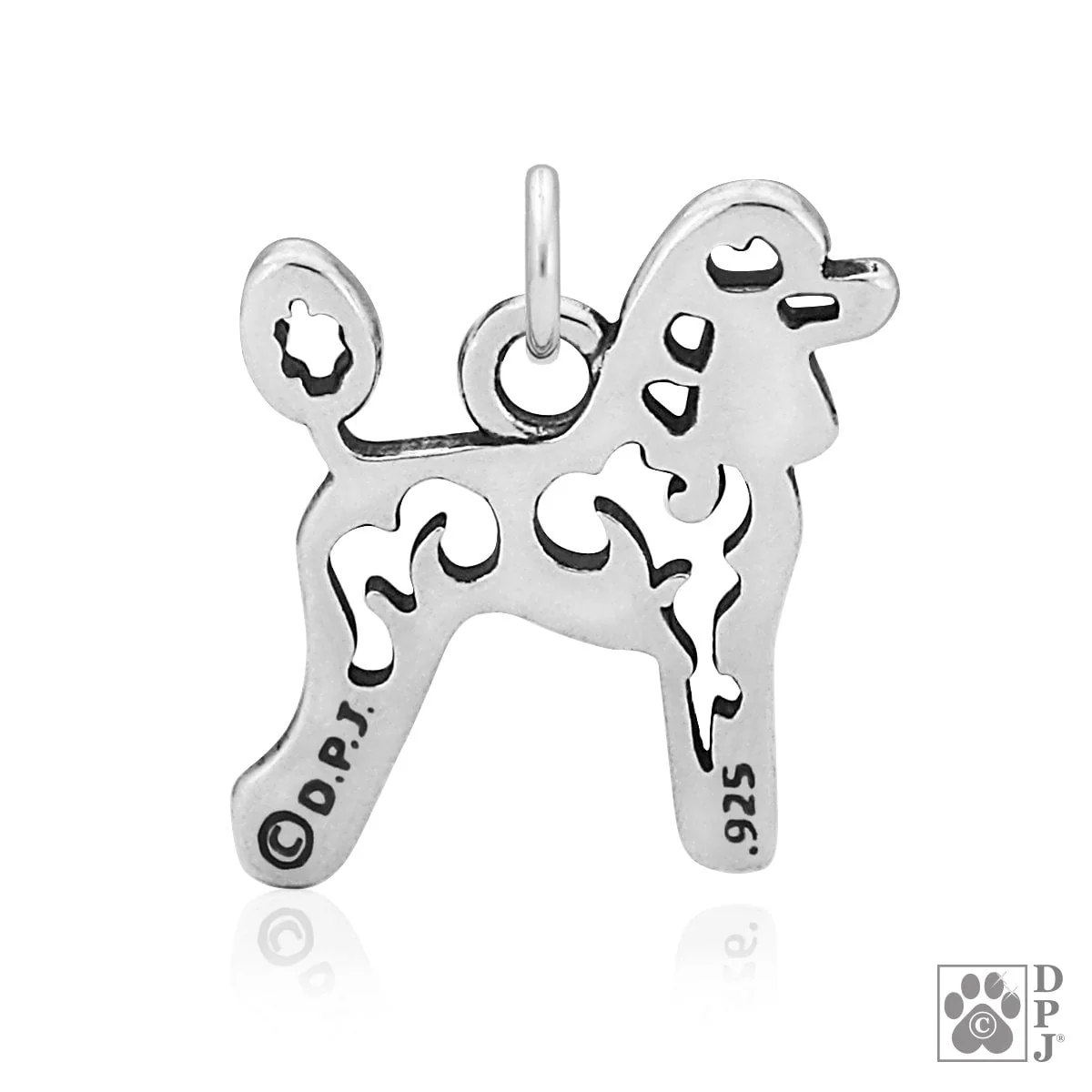 Poodle, Lamb Cut, Body, Pendant - Image 2