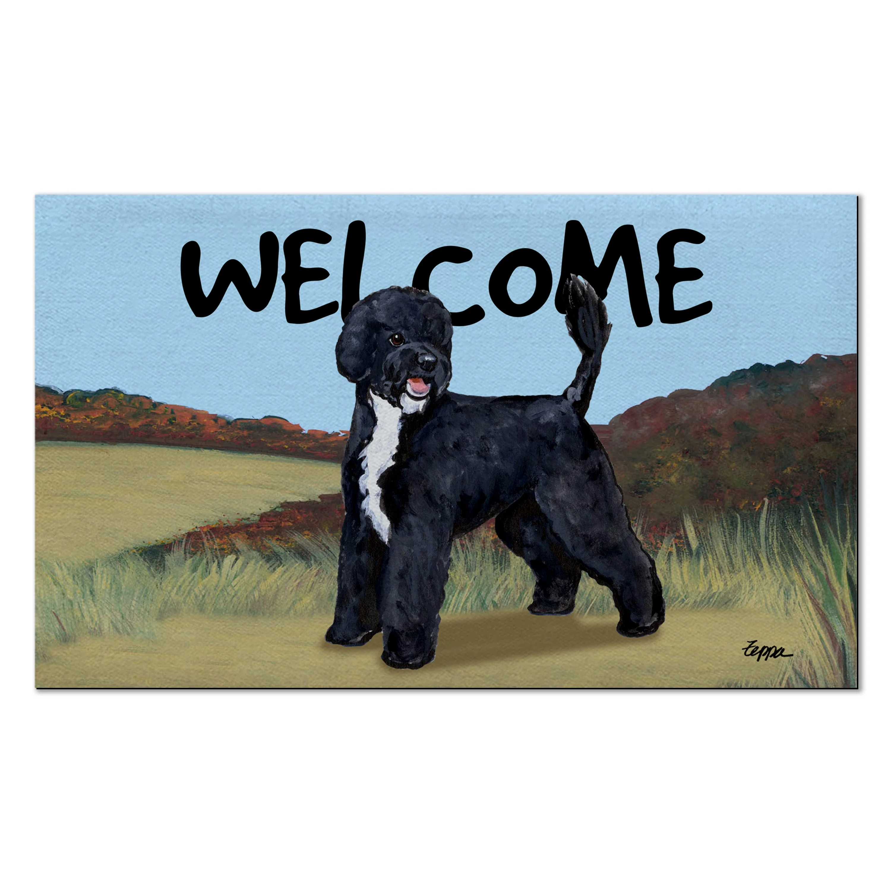 Portuguese Water Dog Welcome Mat - Image 4