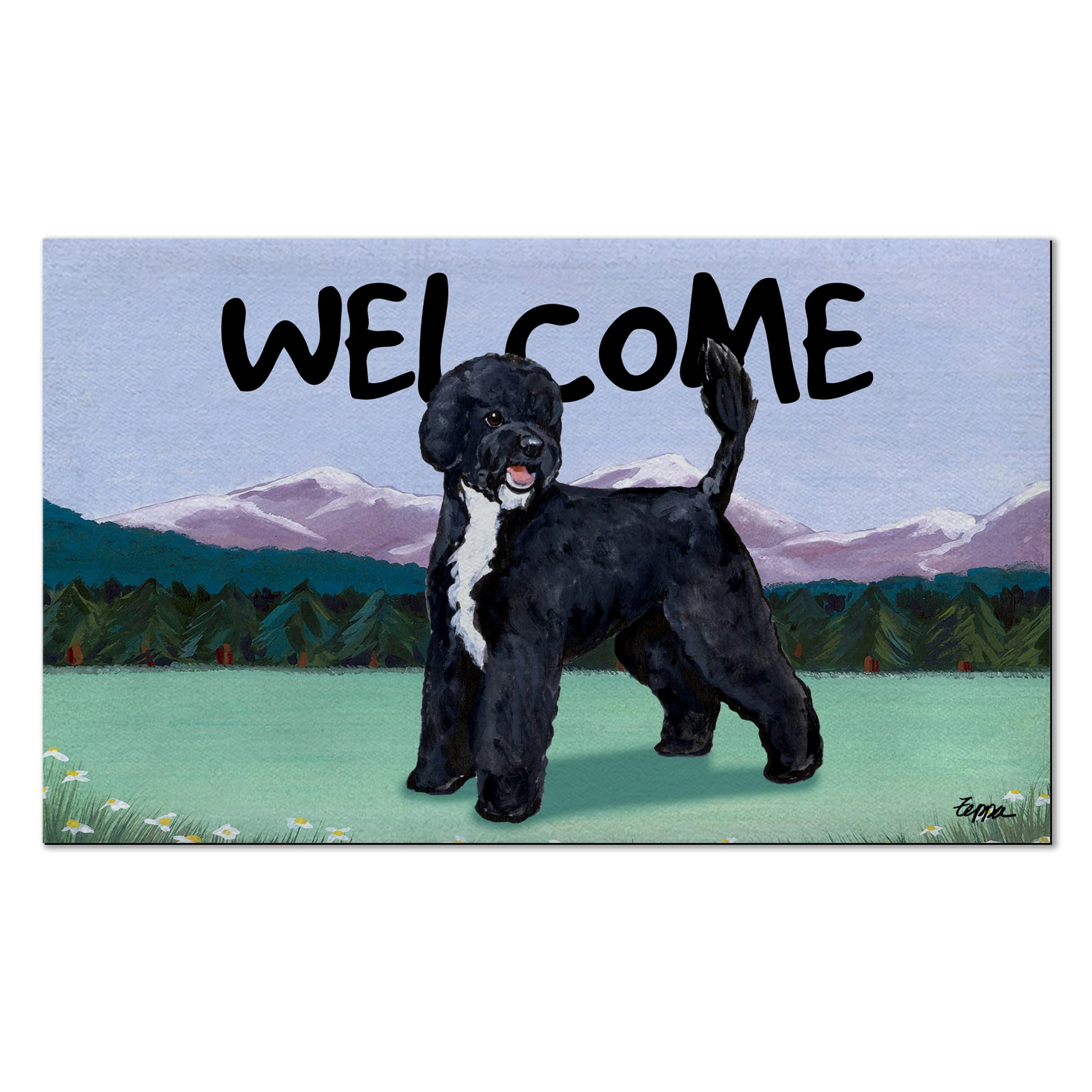 Portuguese Water Dog Welcome Mat - Image 6