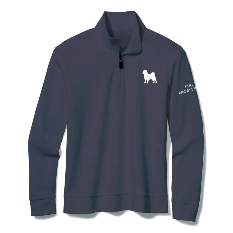 Pug Embroidered AKC Quarter Zip - Image 10
