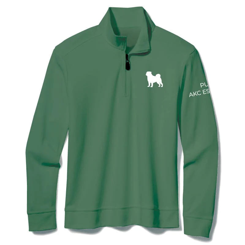 Pug Embroidered AKC Quarter Zip - Image 16