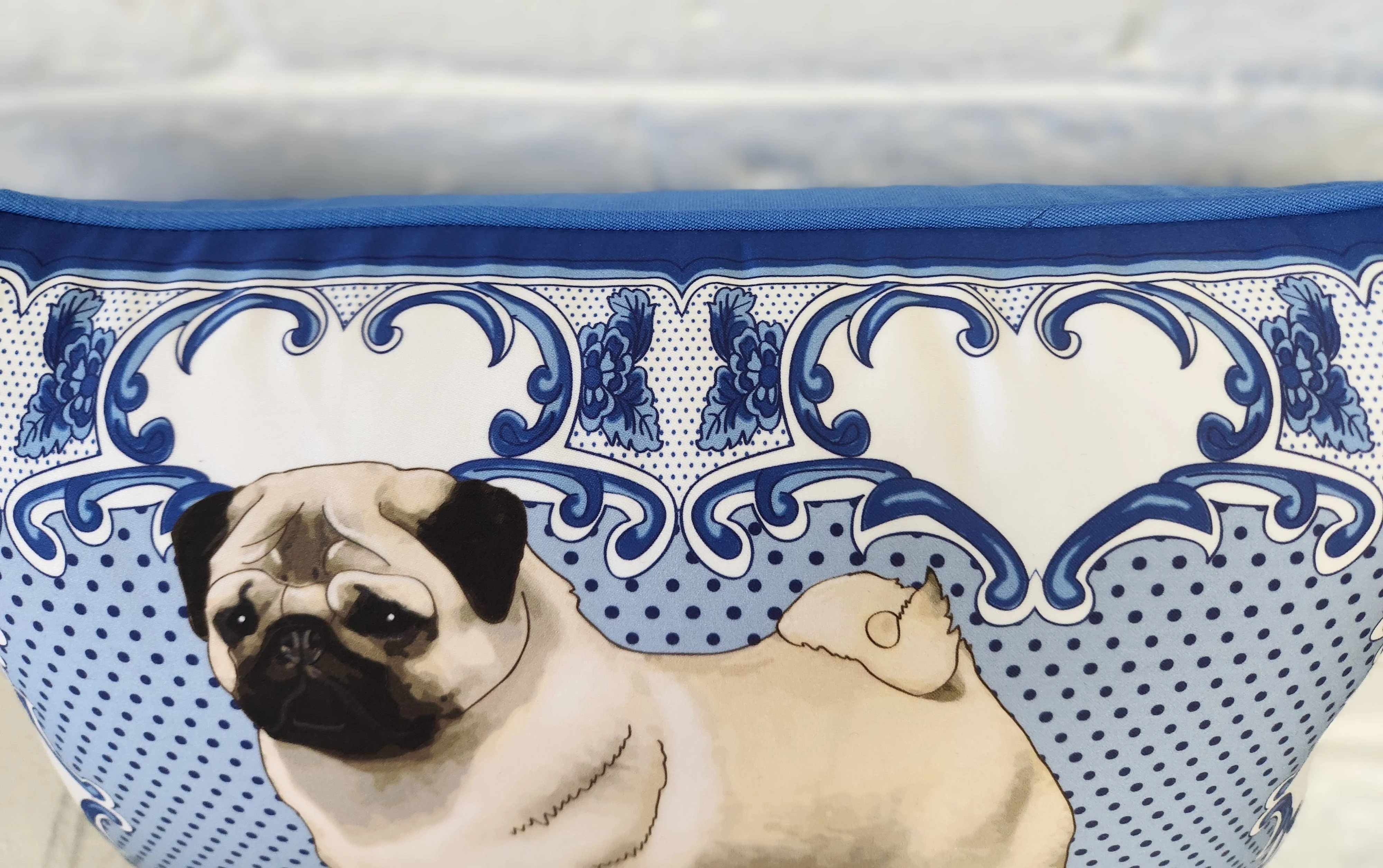 Pug Decorative Lumbar Pillow Cover - Image 4