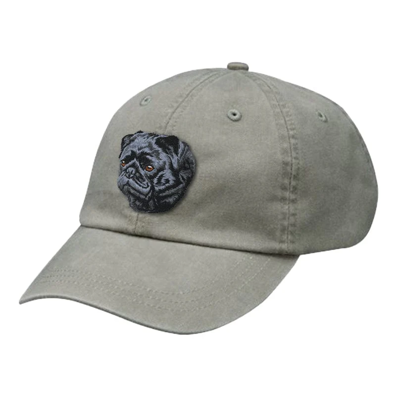 Pug Embroidered Baseball Cap - Image 3