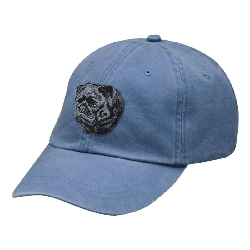 Pug Embroidered Baseball Cap - Image 5