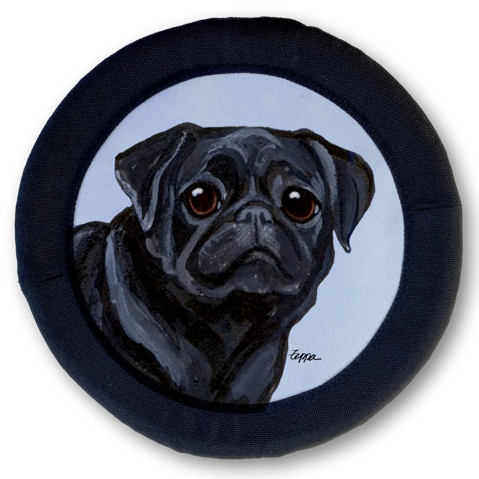 Pug FOTOFRISBY Flying Dog Disc Toy - Image 2