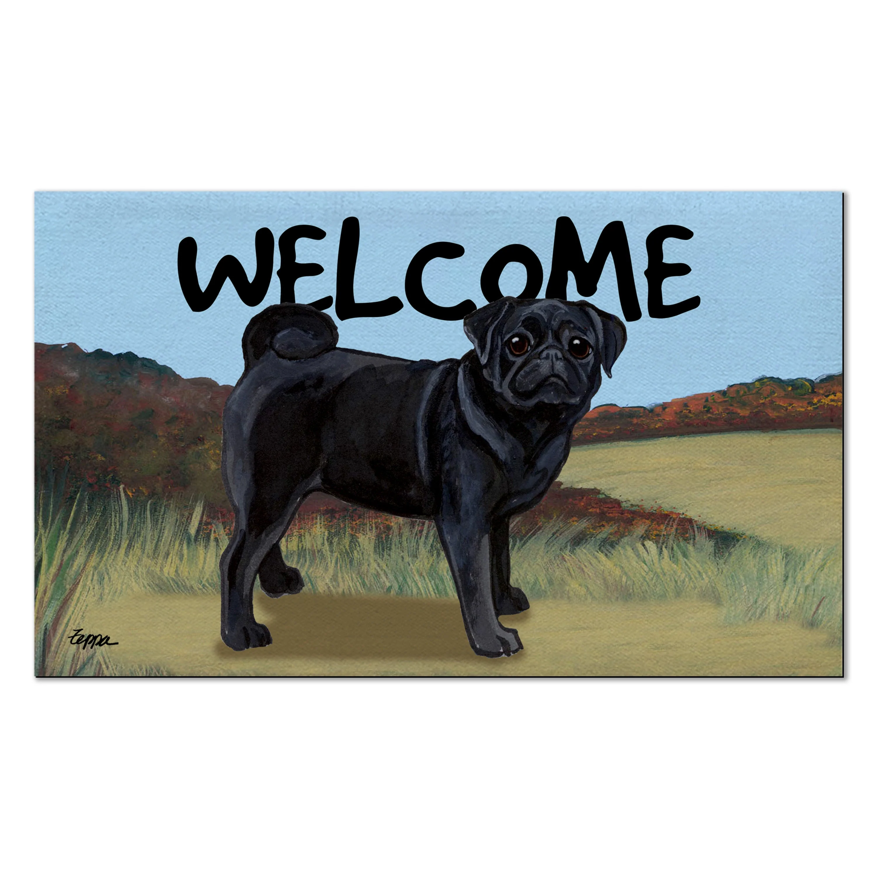 Pug Welcome Mat - Image 10