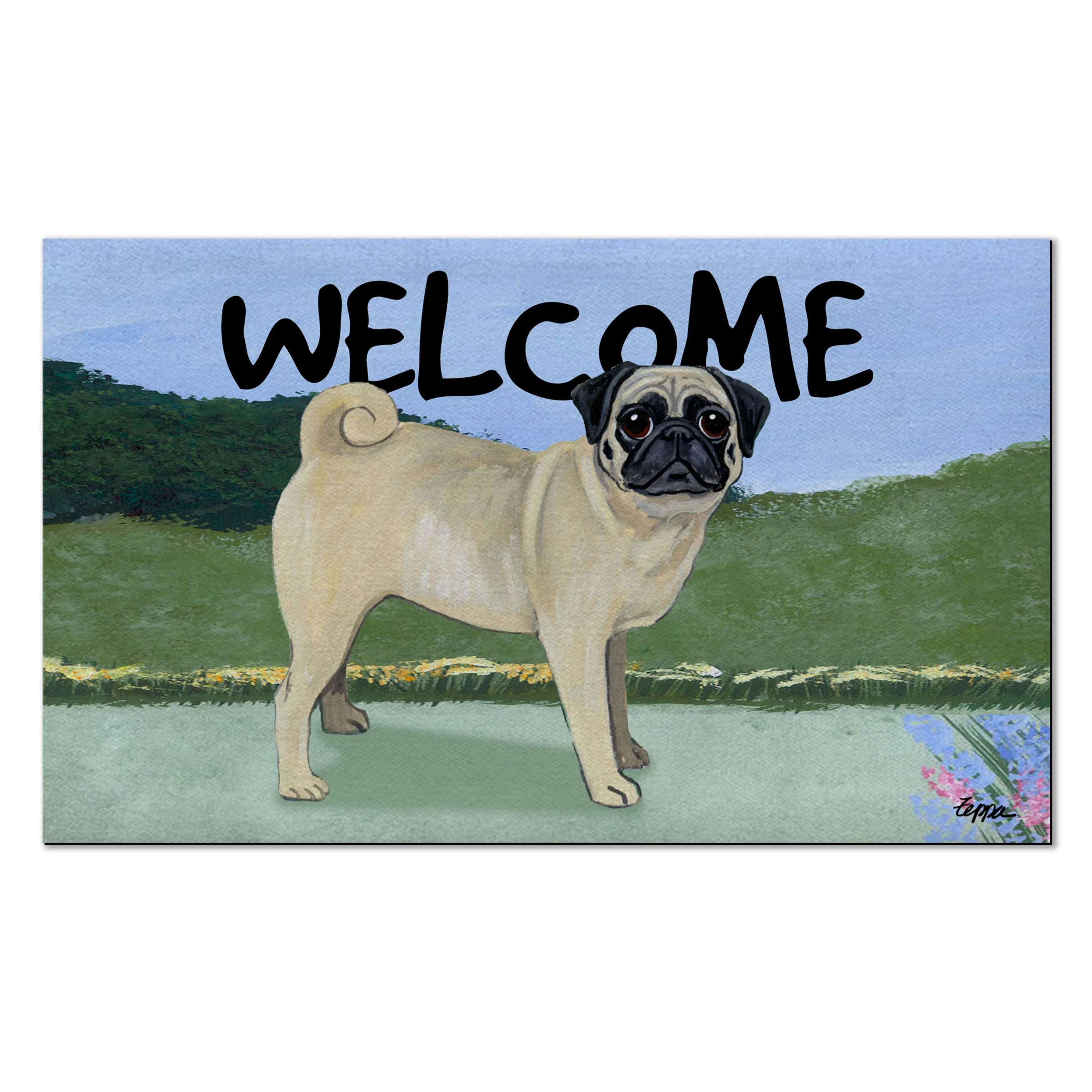 Pug Welcome Mat - Image 12