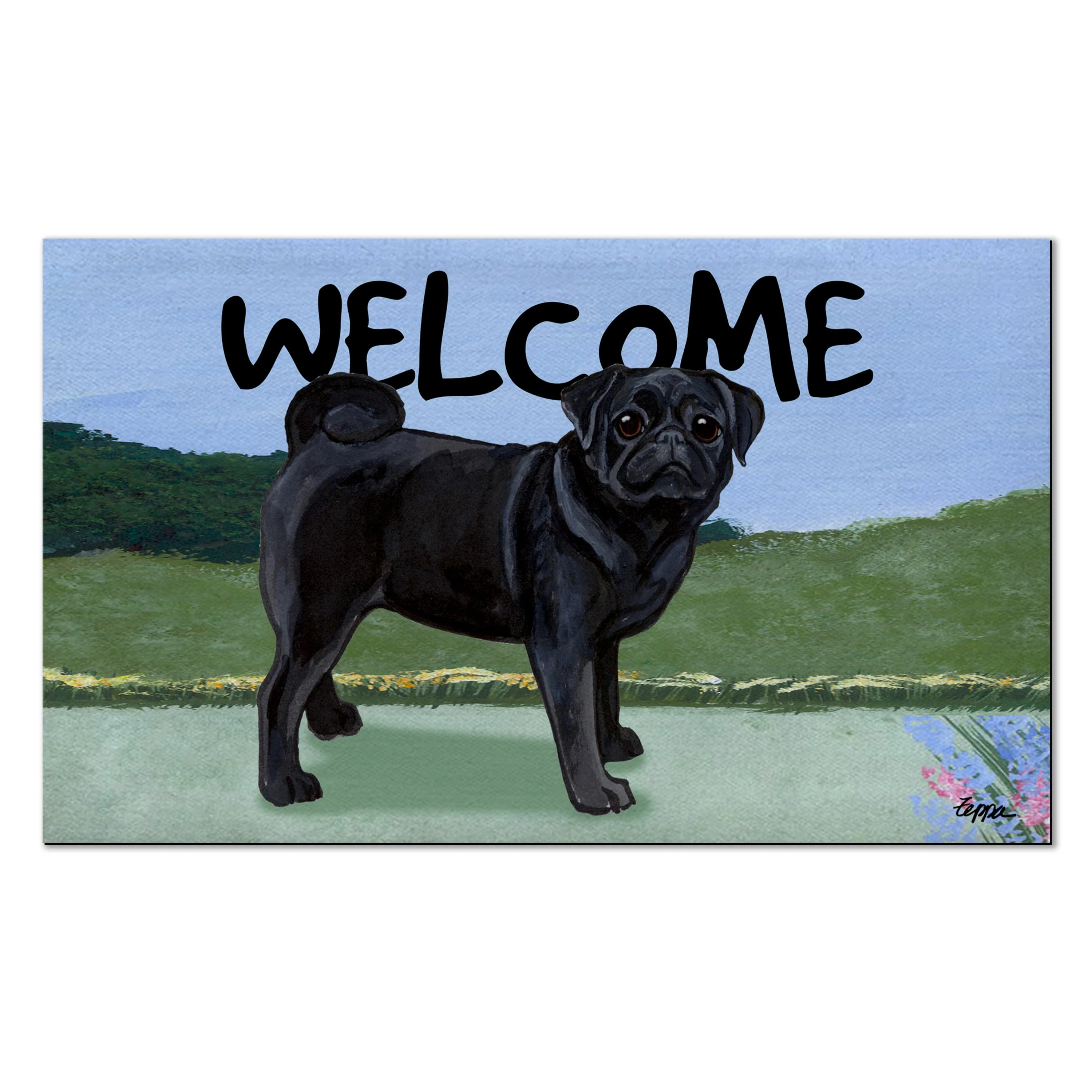 Pug Welcome Mat - Image 4