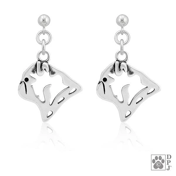 Pug, Head, Earring - Image 2