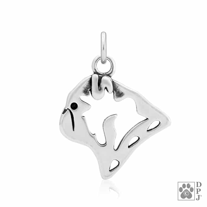 Pug, Head, Pendant