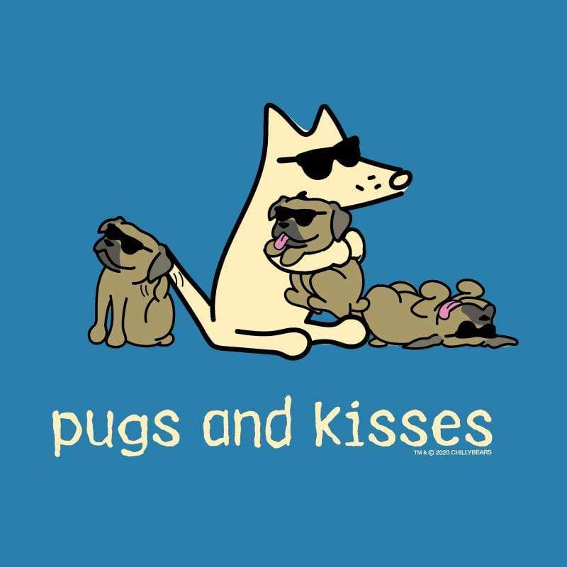 Pugs And Kisses - Ladies T-Shirt V-Neck - Image 2