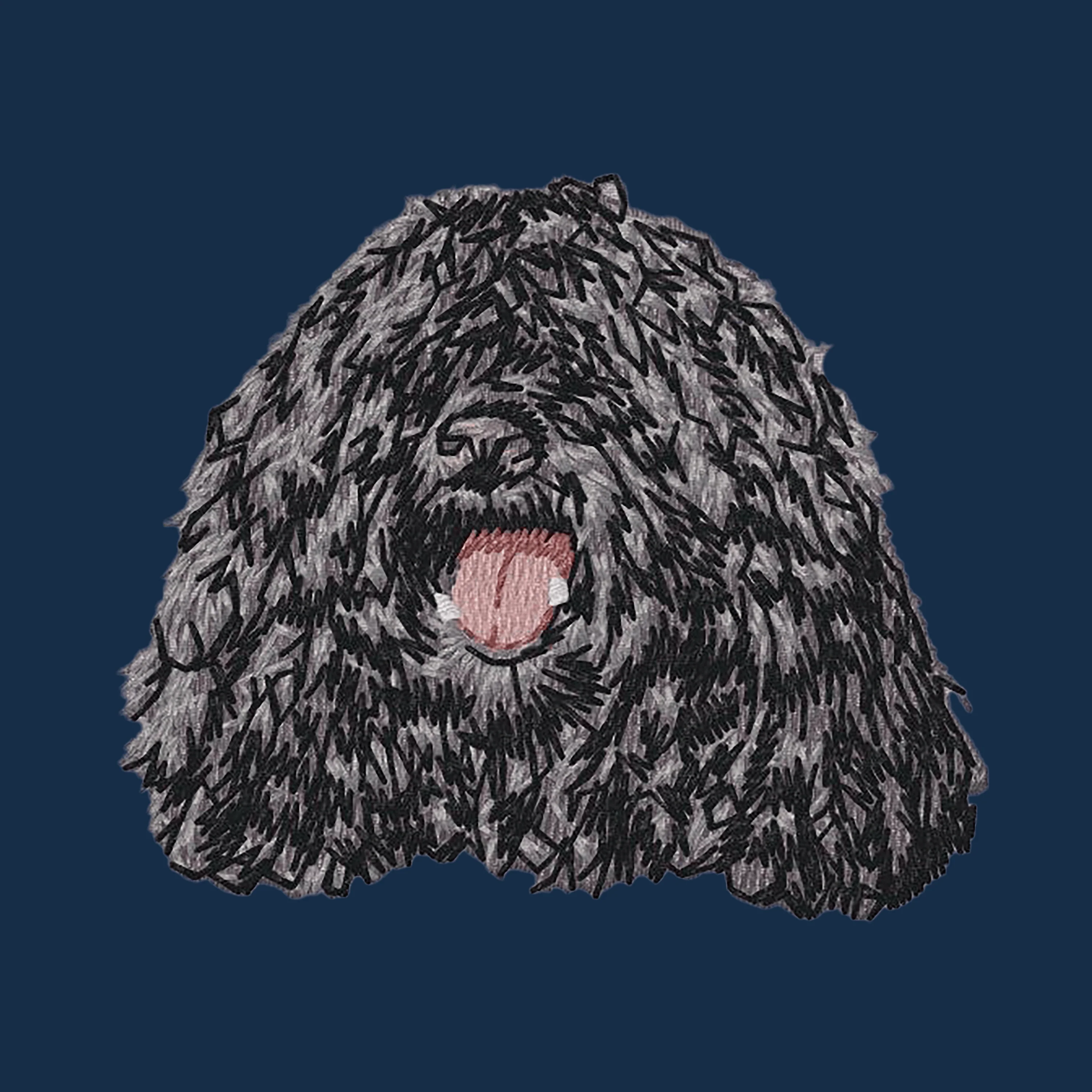 Puli Embroidered Men's Denim Shirt - Image 4