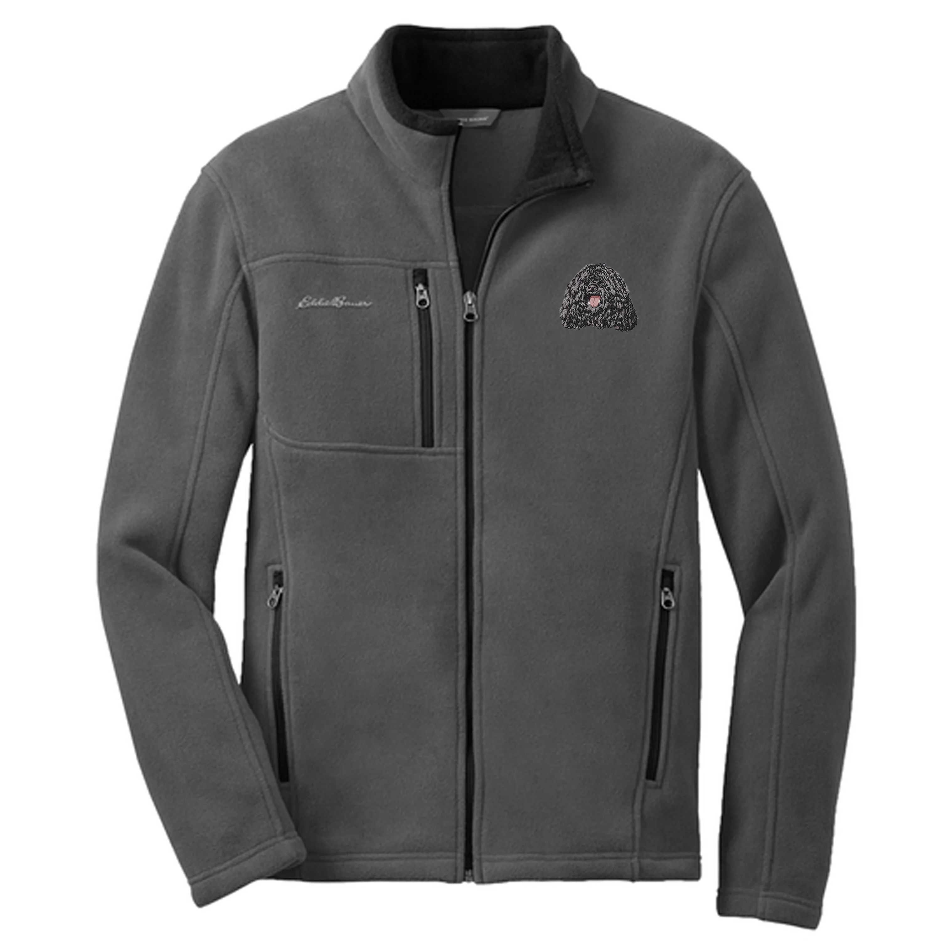 Puli Embroidered Men's Fleece Jacket