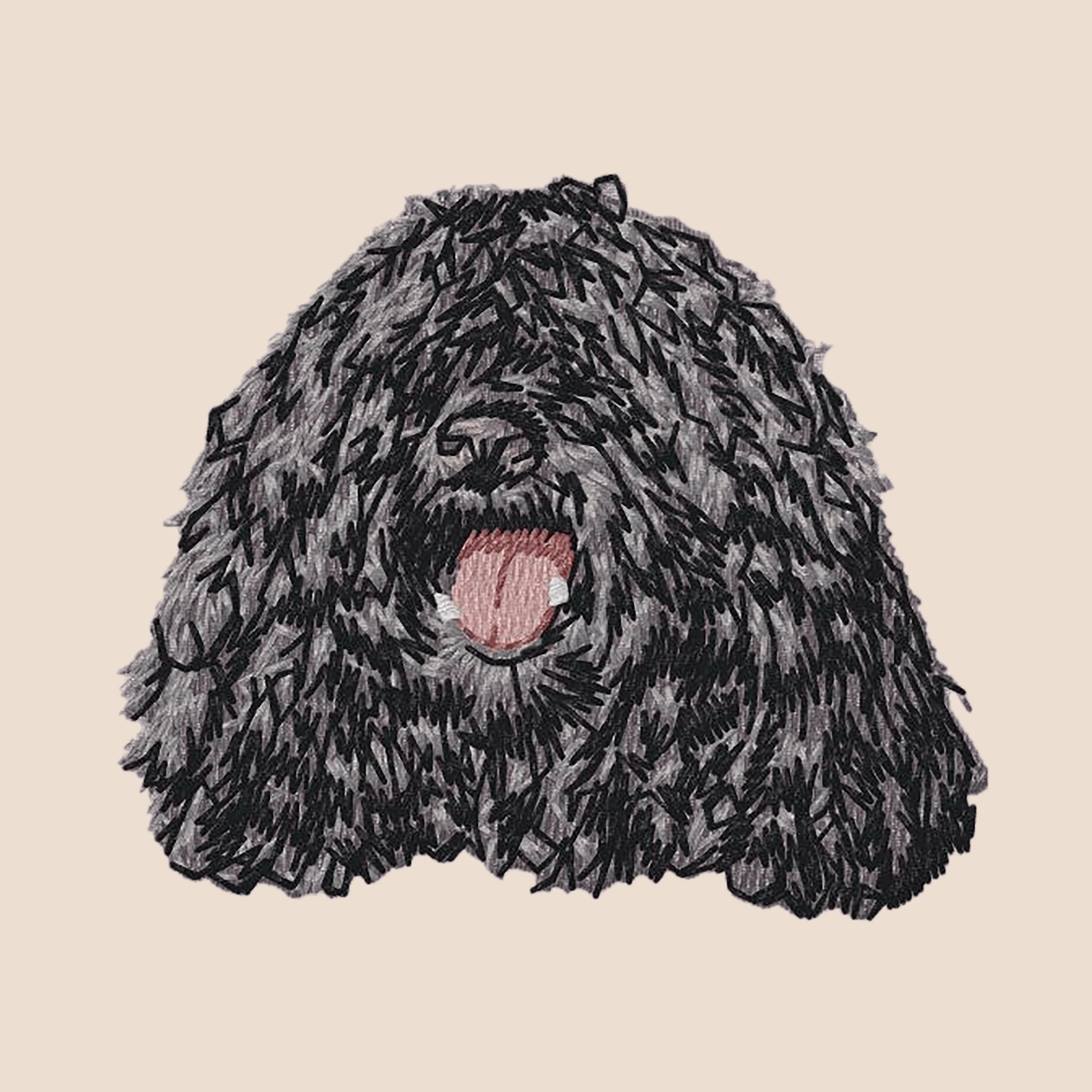 Puli Embroidered Tote - Image 4