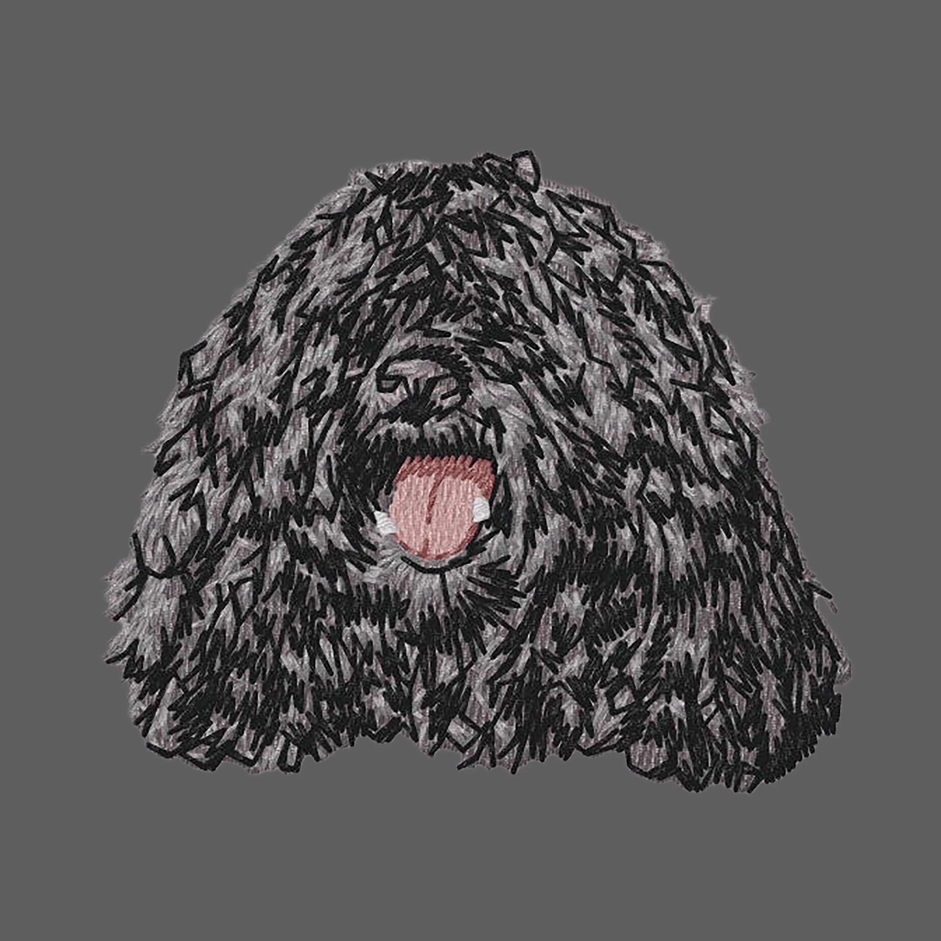 Puli Embroidered Women's Fleece Jacket - Image 2