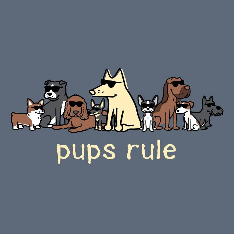 Pups Rule - Classic Long-Sleeve T-Shirt - Image 2