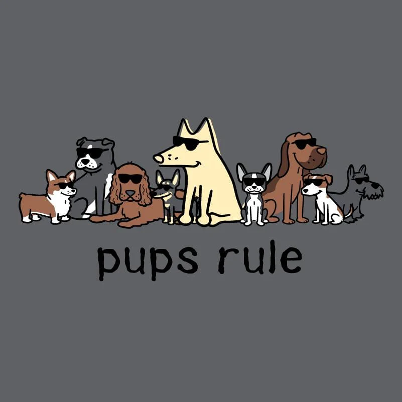 Pups Rule - Pullover Hoodie - Image 3