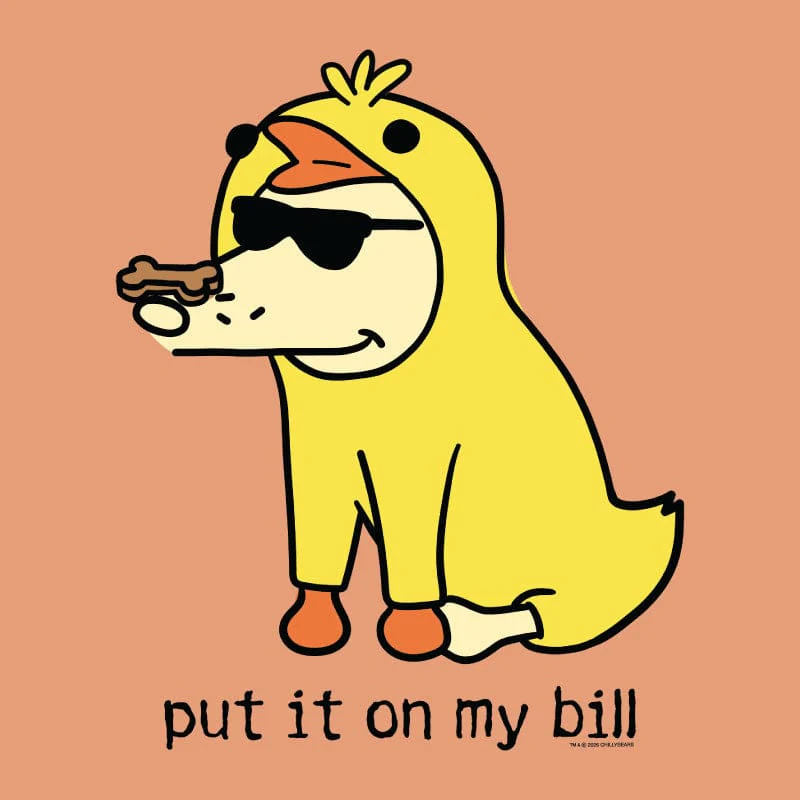 Put It On My Bill - Ladies T-Shirt V-Neck - Image 2