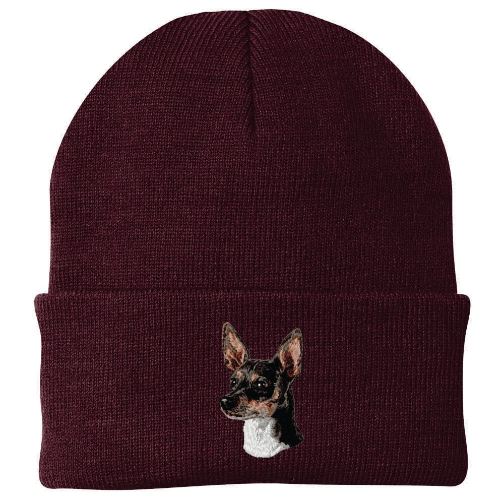 Rat Terrier Embroidered Beanie - Image 3