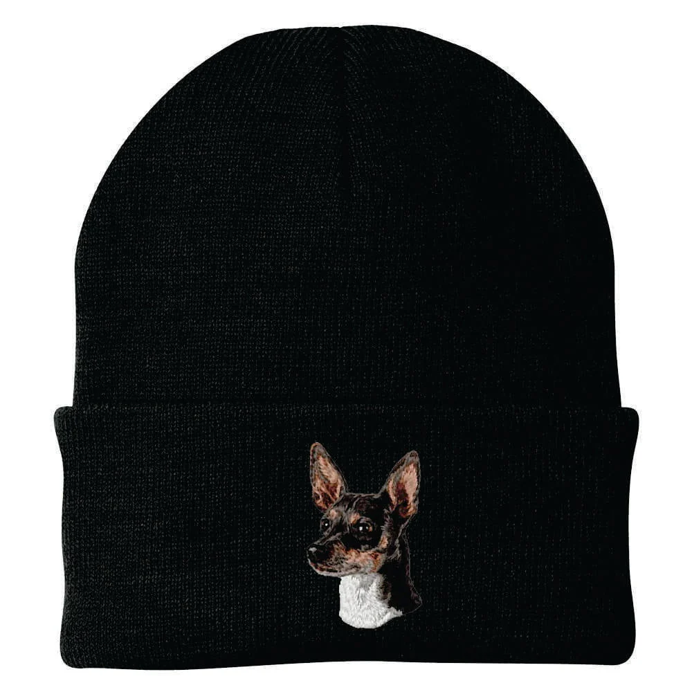 Rat Terrier Embroidered Beanie - Image 4