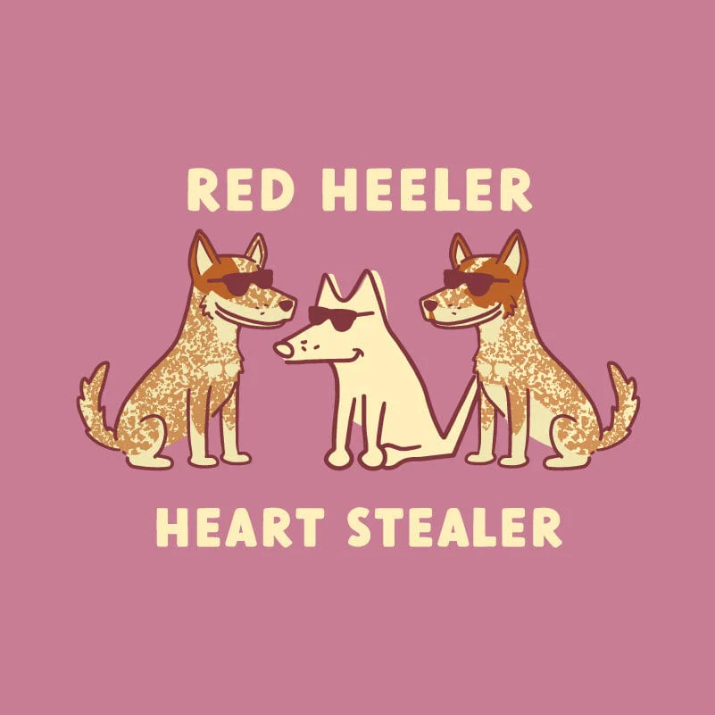 Red Heeler Heart Stealer - Sweatshirt Pullover Hoodie - Image 2