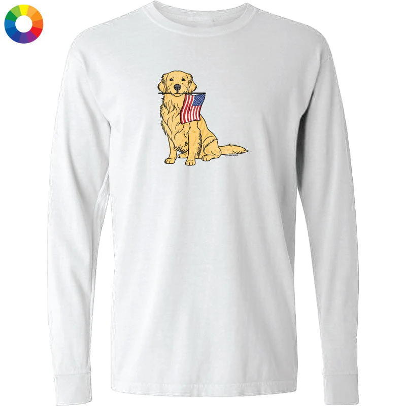 Red White and Golden - Long-Sleeve T-Shirt Classic