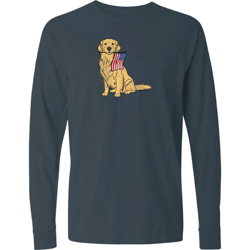 Red White and Golden - Long-Sleeve T-Shirt Classic - Image 3