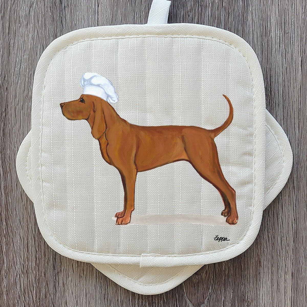 Redbone Coonhound  Pot Holder Set