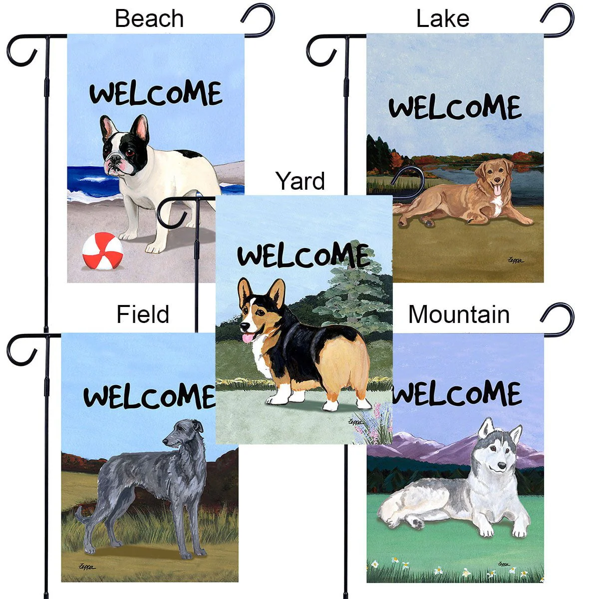 Redbone Coonhound Garden Flag - Image 2