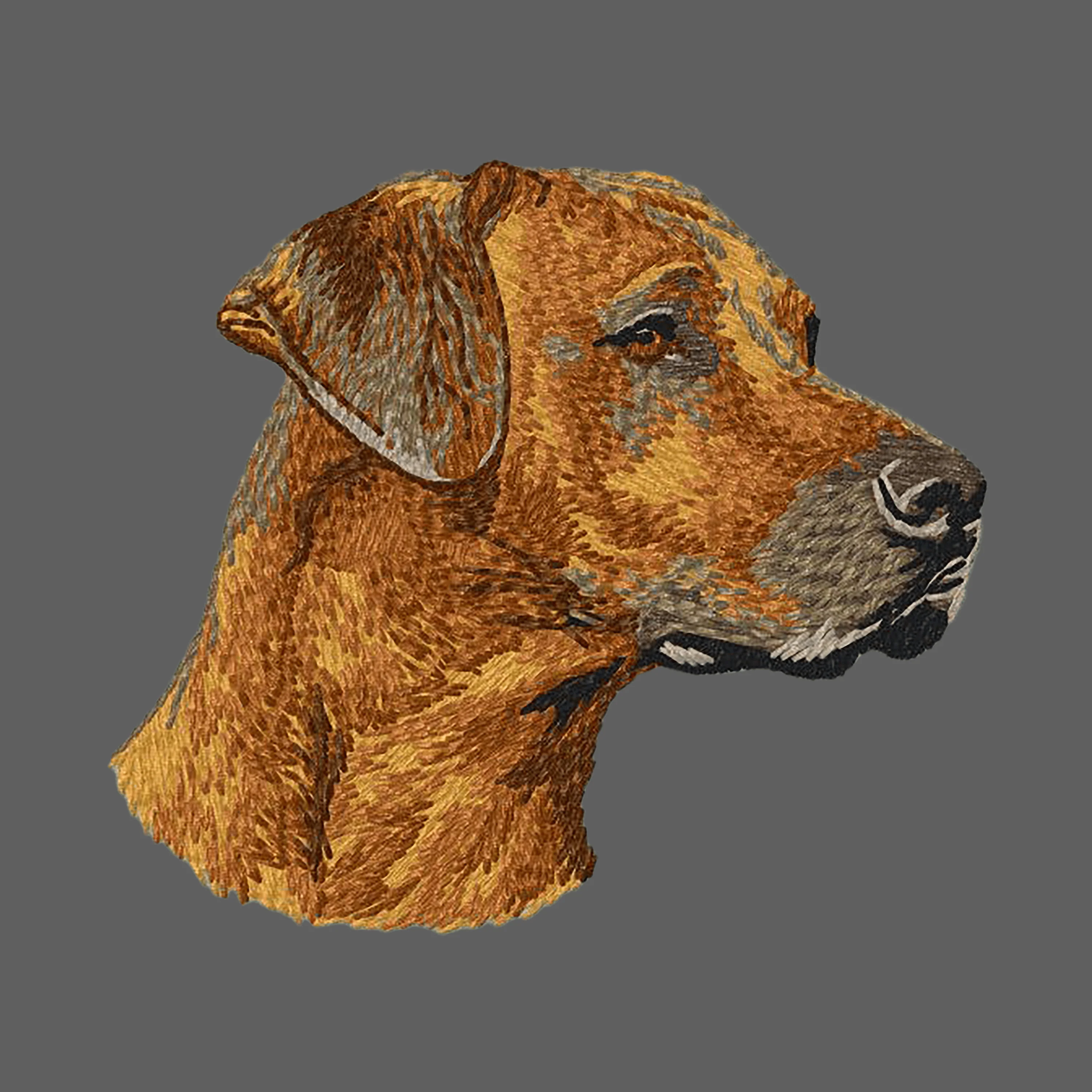 Rhodesian Ridgeback Embroidered Women's Fleece Jacket - Image 2
