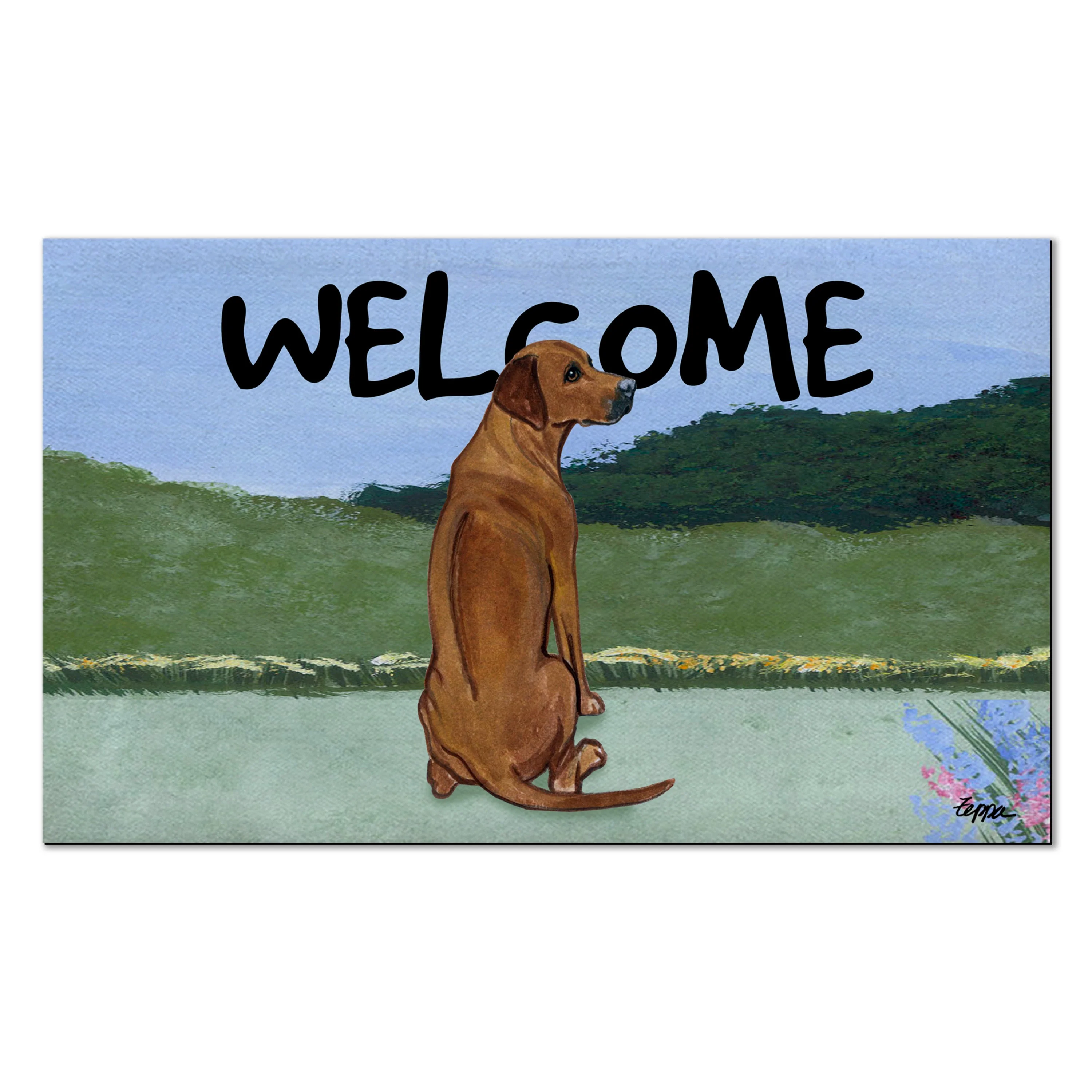 Rhodesian Ridgeback Welcome Mat - Image 2