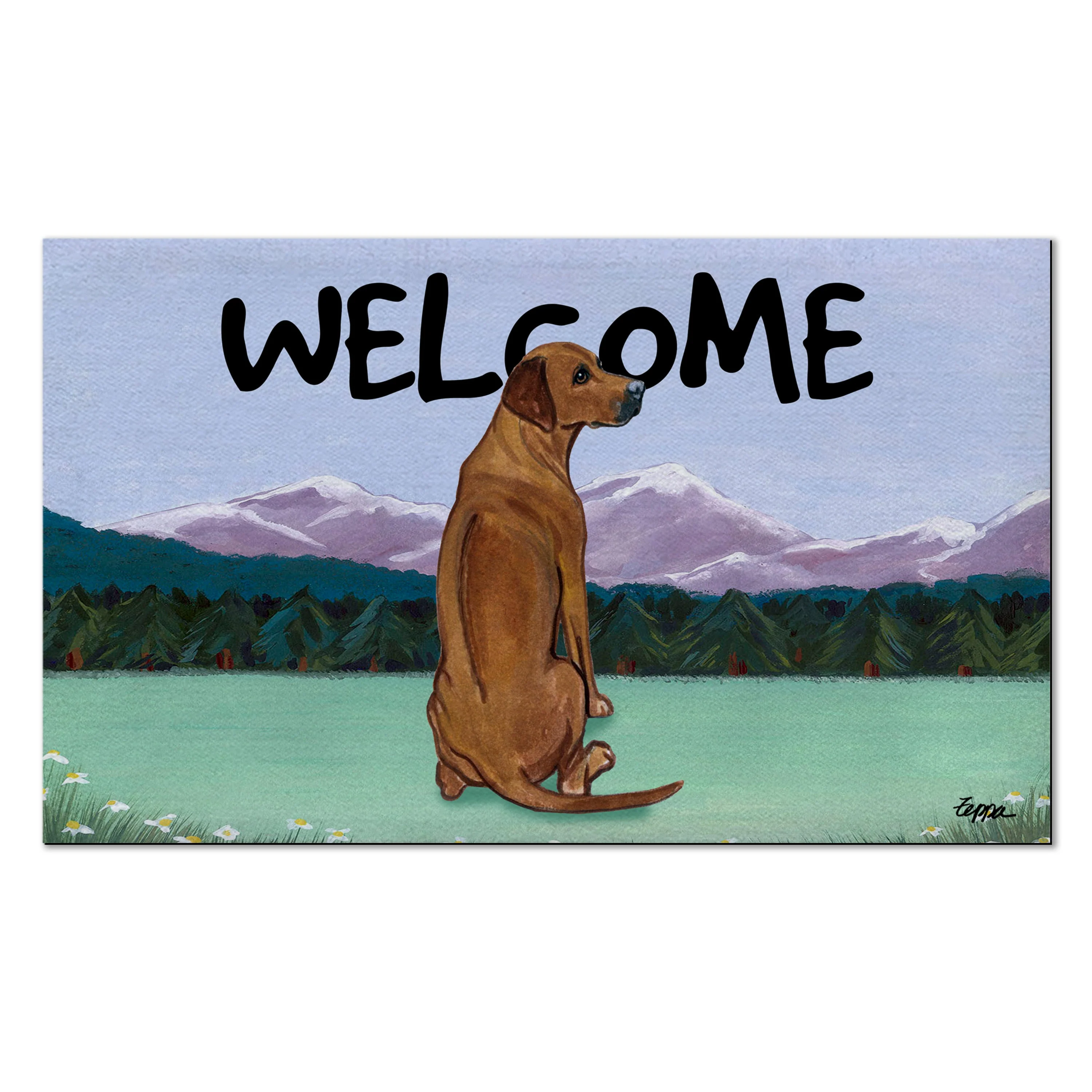 Rhodesian Ridgeback Welcome Mat - Image 3