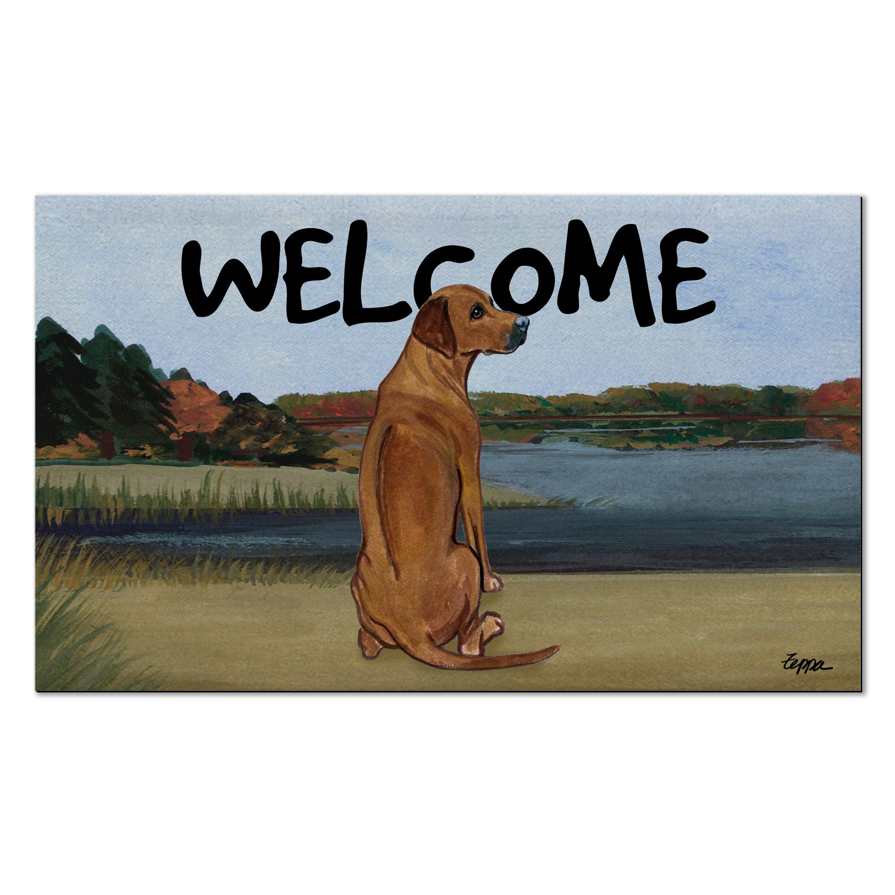 Rhodesian Ridgeback Welcome Mat - Image 4
