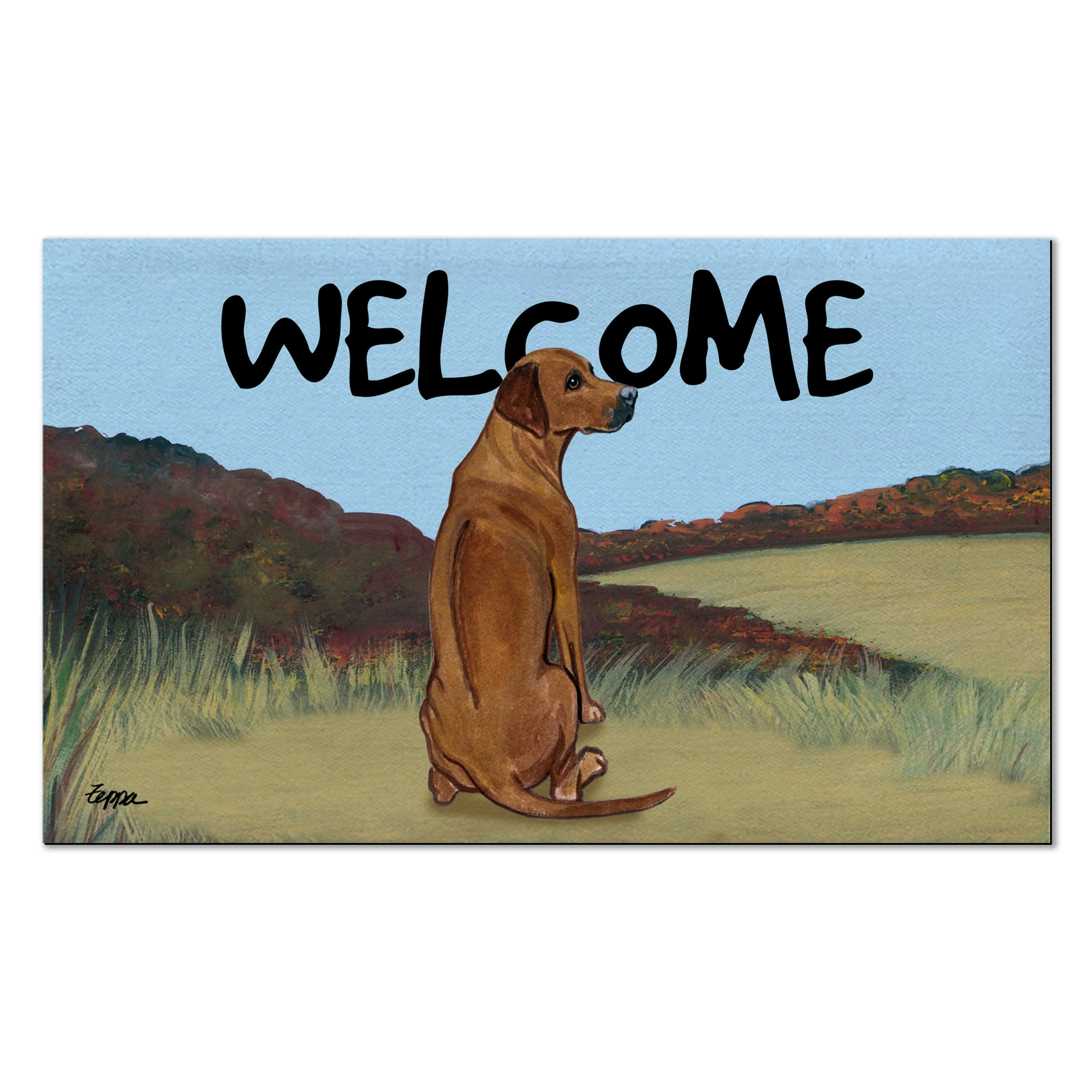 Rhodesian Ridgeback Welcome Mat - Image 5