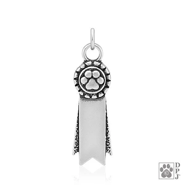 Rosette Paw Ribbon, Pendant
