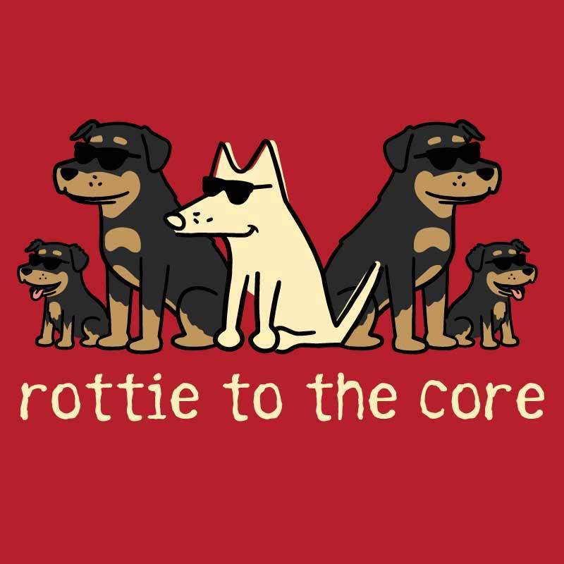 Rottie To The Core - Ladies Plus V-Neck Tee - Image 2