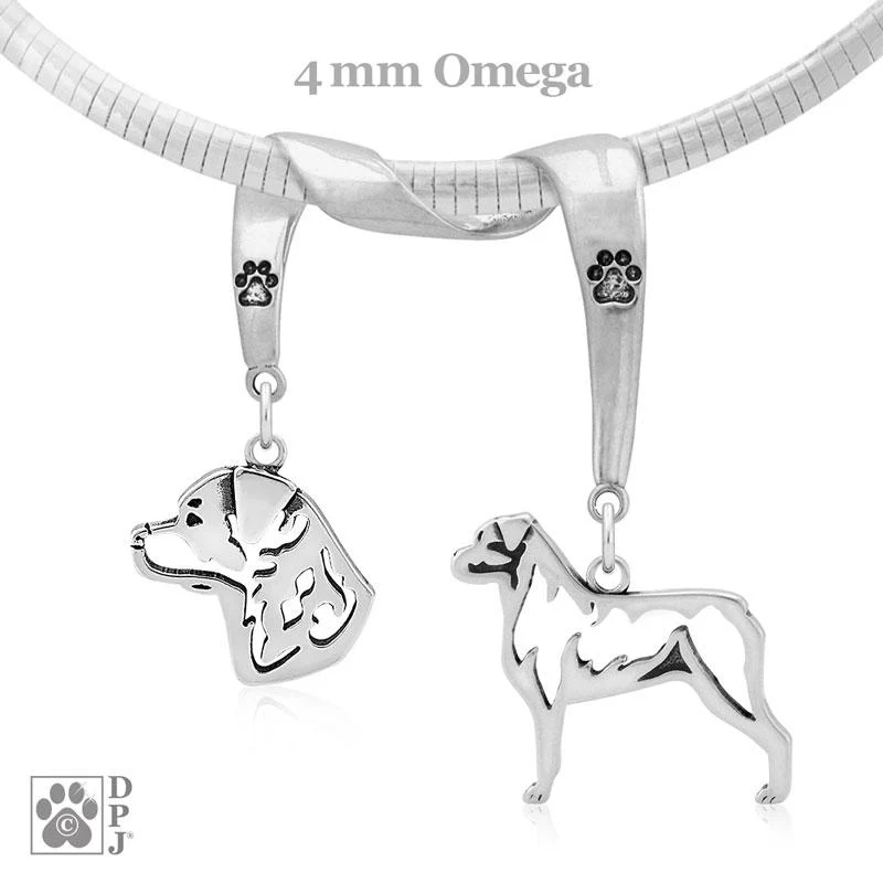 Rottweiler, Charm Holder, Necklace - Image 2