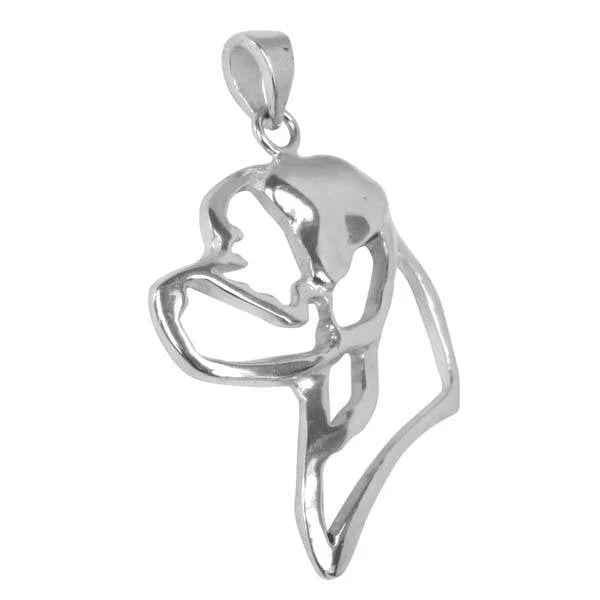 Rottweiler Sterling Silver Cut Out Pendants - Image 2