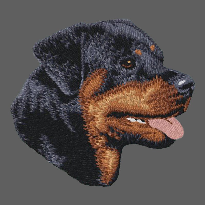 Rottweiler Embroidered Women's Fleece Jacket - Image 2