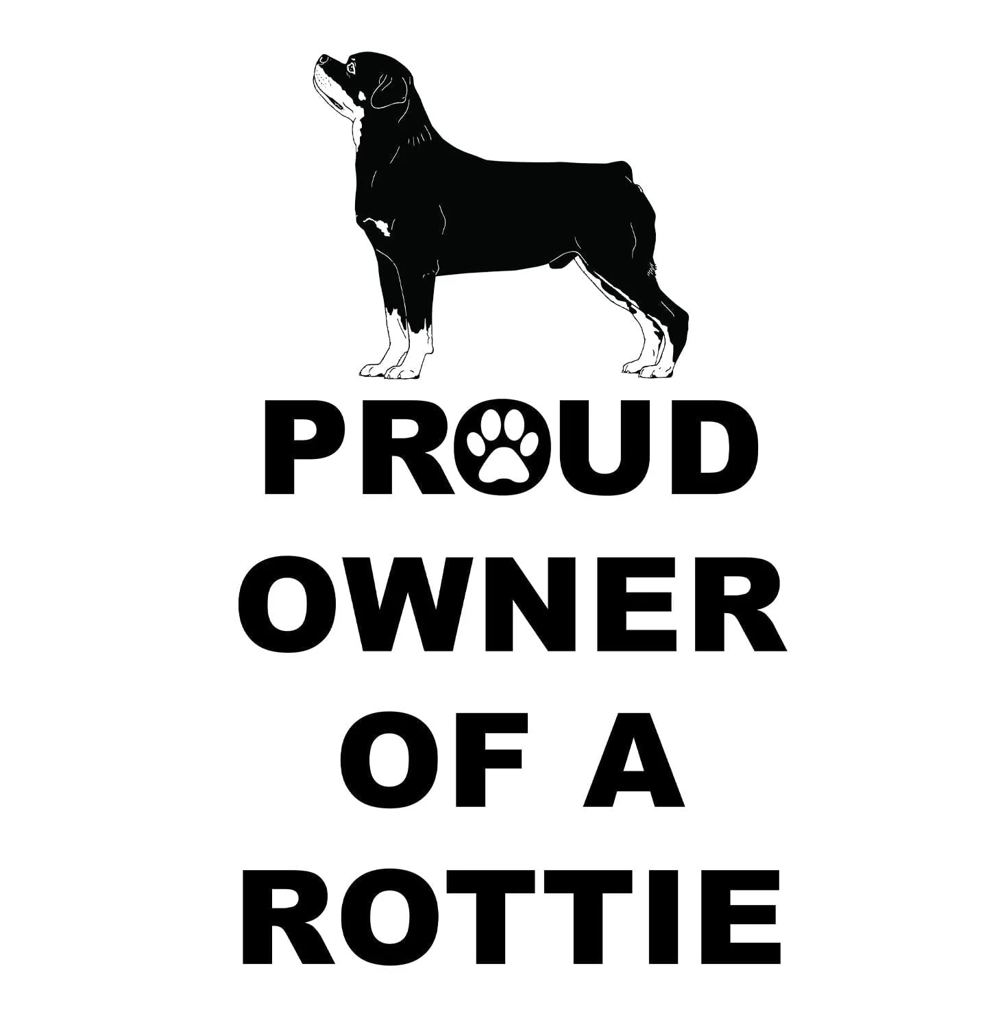 Rottweiler Proud Owner - Women's V-Neck T-Shirt - Image 2