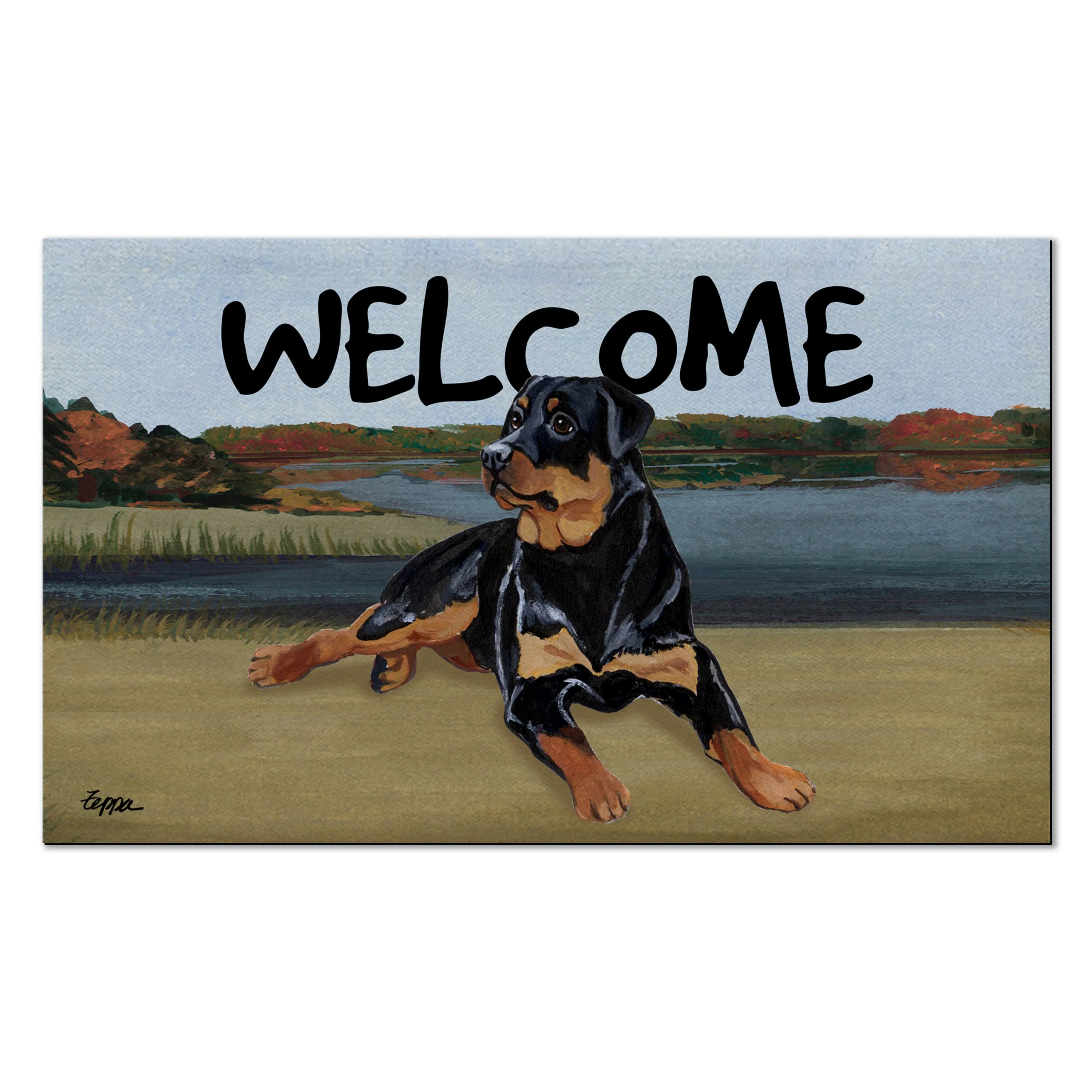 Rottweiler Welcome Mat - Image 2