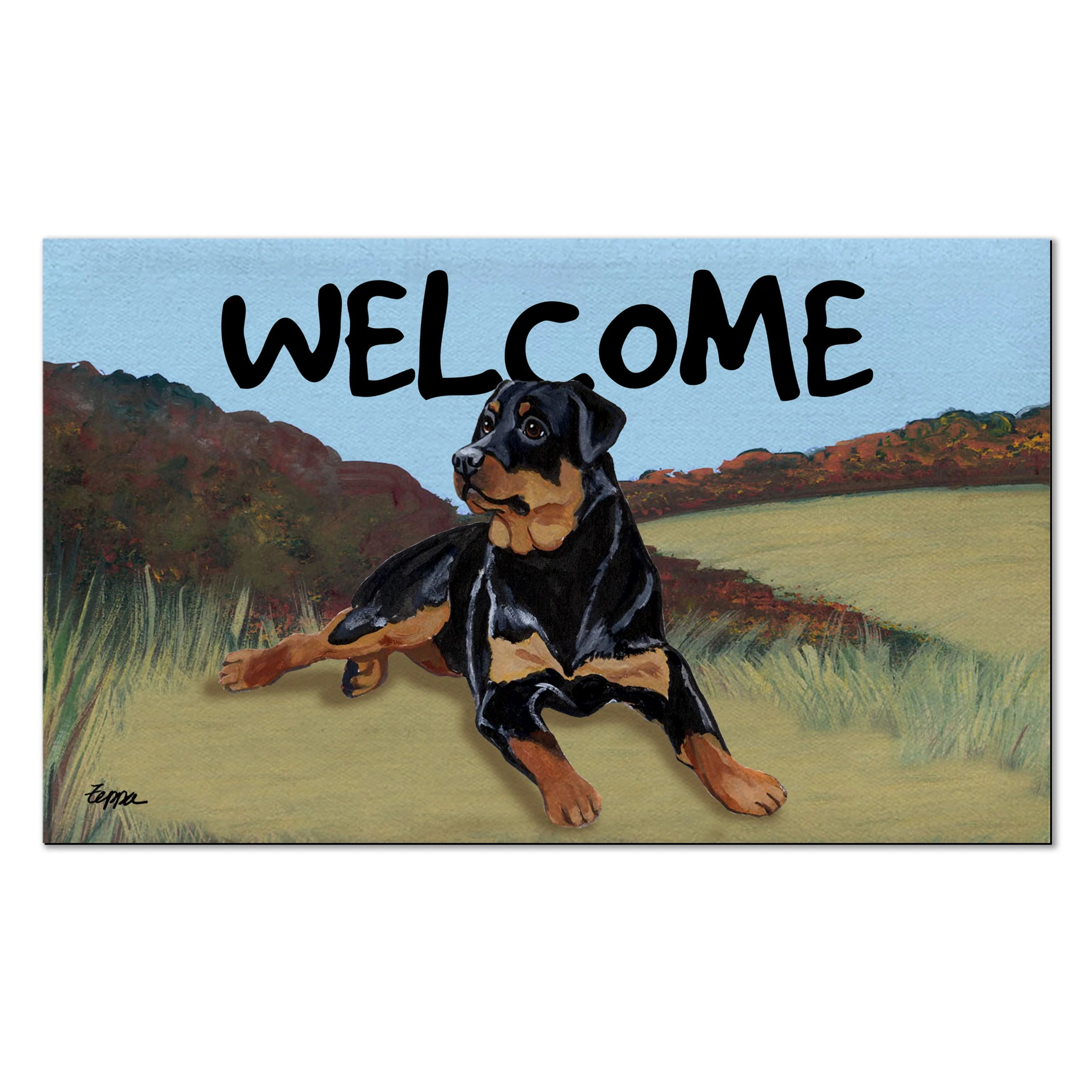 Rottweiler Welcome Mat - Image 6