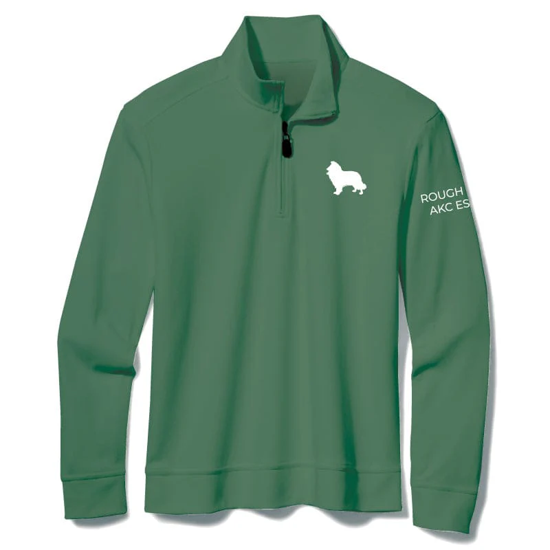 Collie Embroidered AKC Quarter Zip - Image 13
