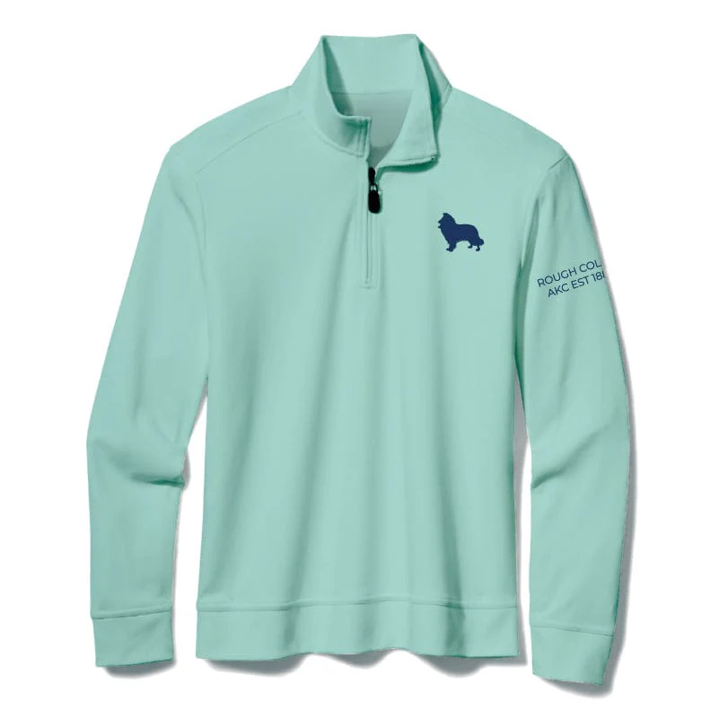 Collie Embroidered AKC Quarter Zip - Image 4