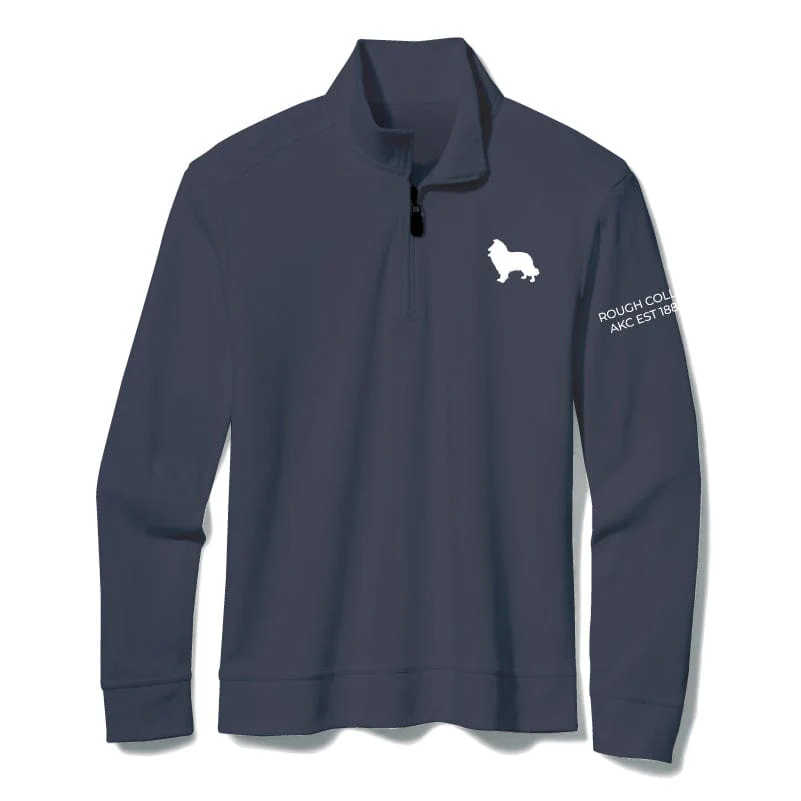 Collie Embroidered AKC Quarter Zip - Image 7