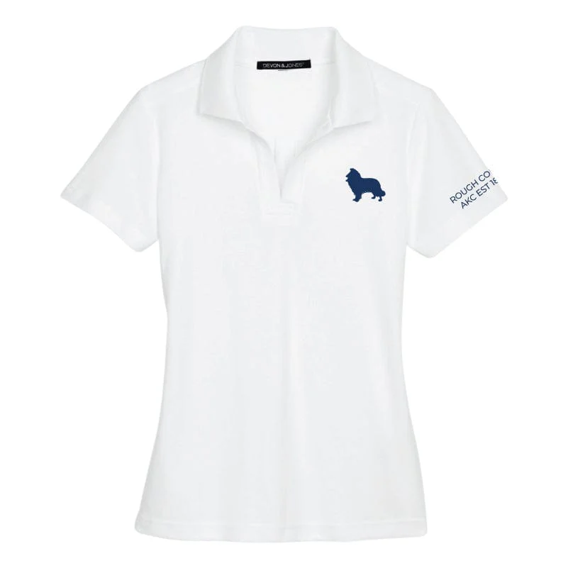Rough Collie Embroidered AKC Women's Polo - Image 7