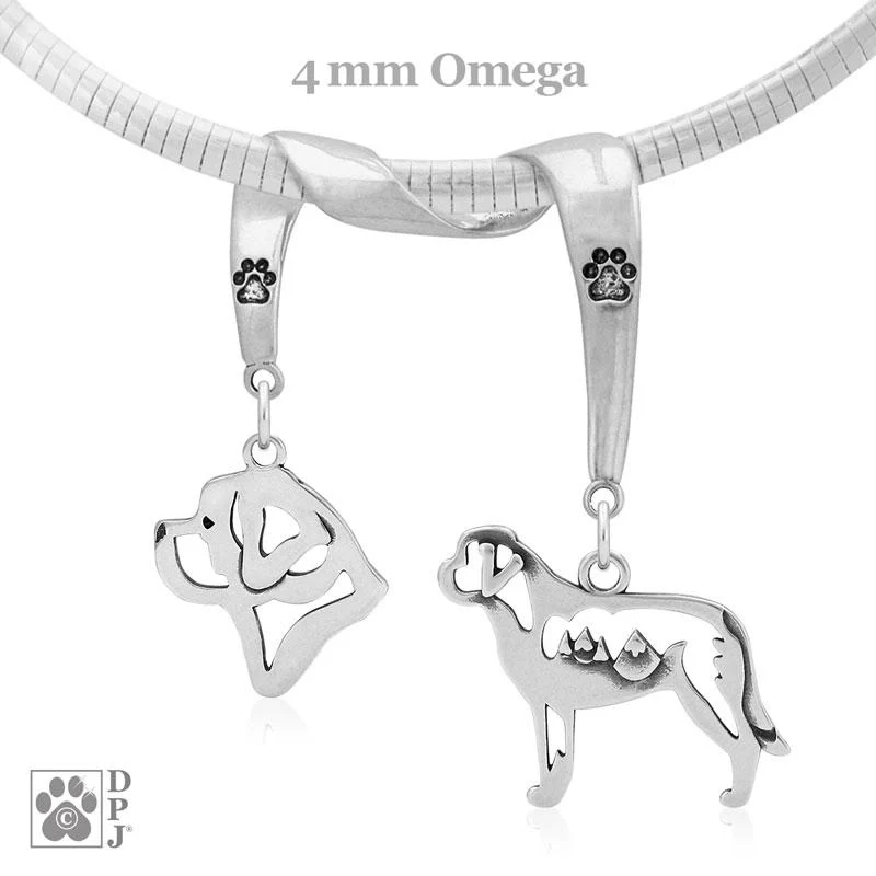 Saint Bernard, Charm Holder, Necklace - Image 2