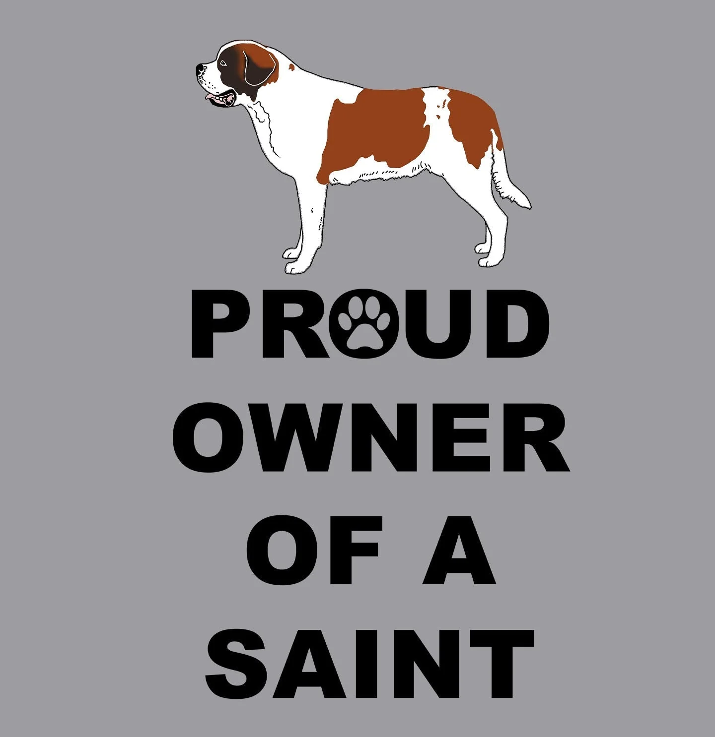 Saint Bernard Proud Owner - Women's V-Neck T-Shirt - Image 2