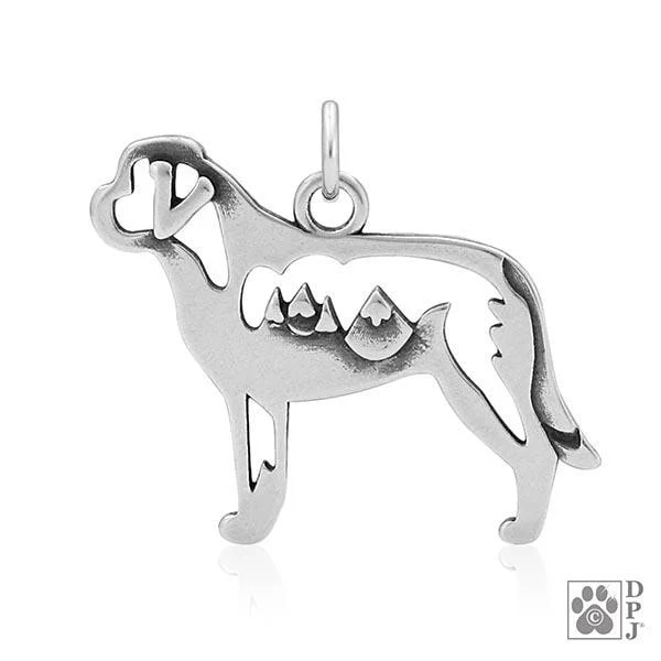 Saint Bernard w/Mountain, Body, Pendant