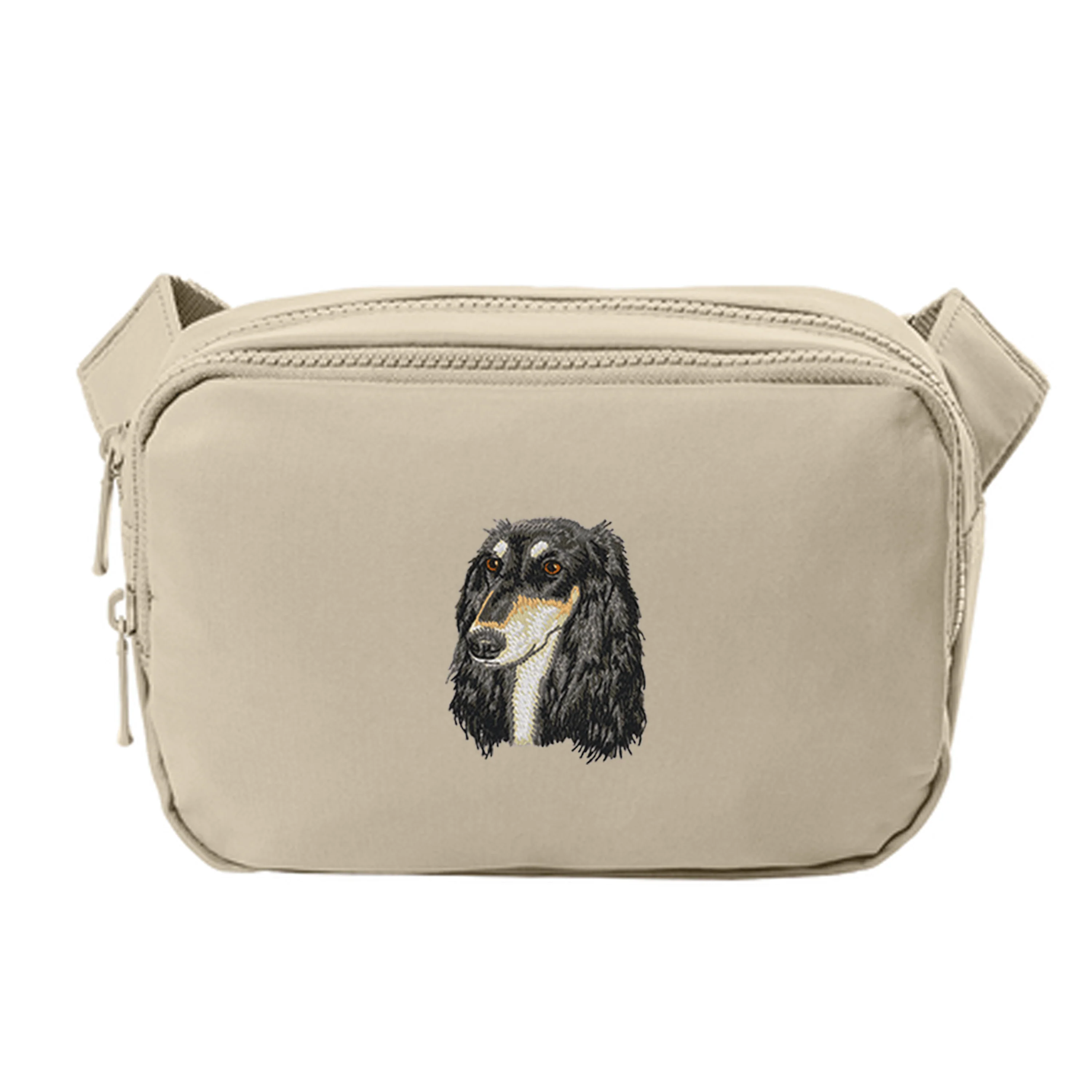 Saluki Embroidered Crossbody Bag - Image 3